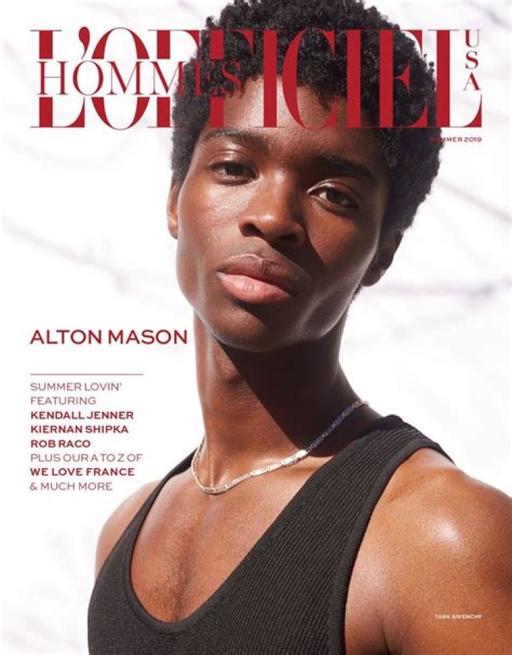 Alton Mason Covers L’Officiel Hommes Paris — Walked Six Runways In June