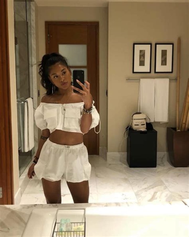 Ammika Harris Poses In A Skimpy Outfit And She’s Blushing – Guess Who’s Behind The Camera!
