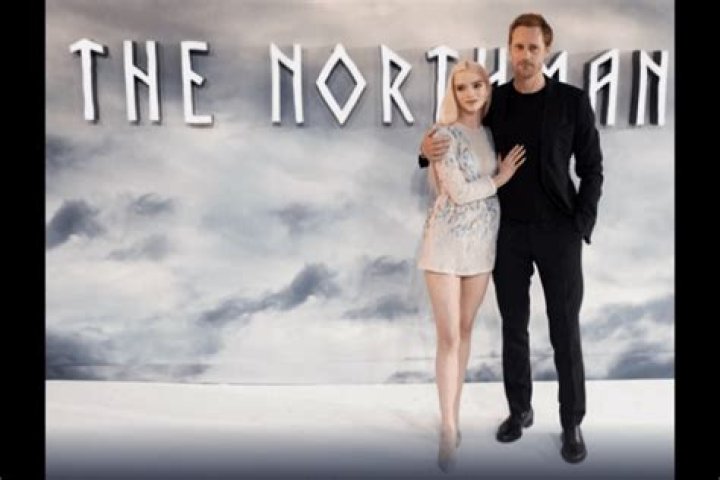 Anya Taylor-Joy in an ultra-short mini and elegant “Varangian” Alexander Skarsgård at the premiere in London