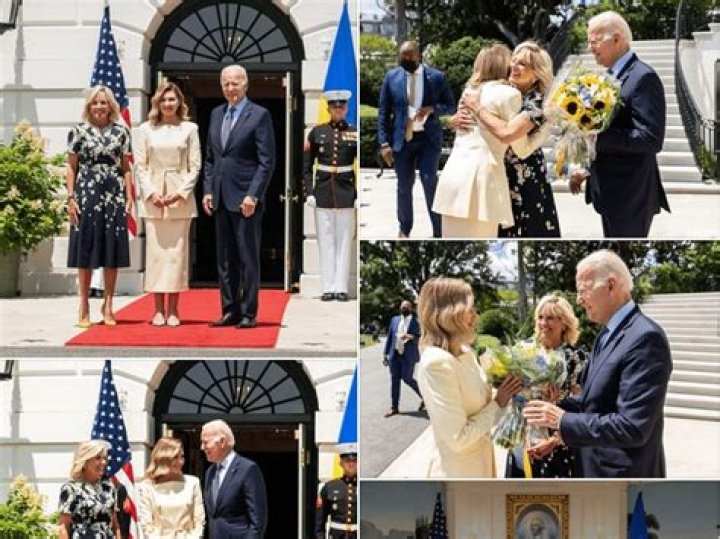 As The President Gives Her A ‘Symbolic’ Sunflower Bouquet, Olena Zelenska Meets Jill Biden In The White House