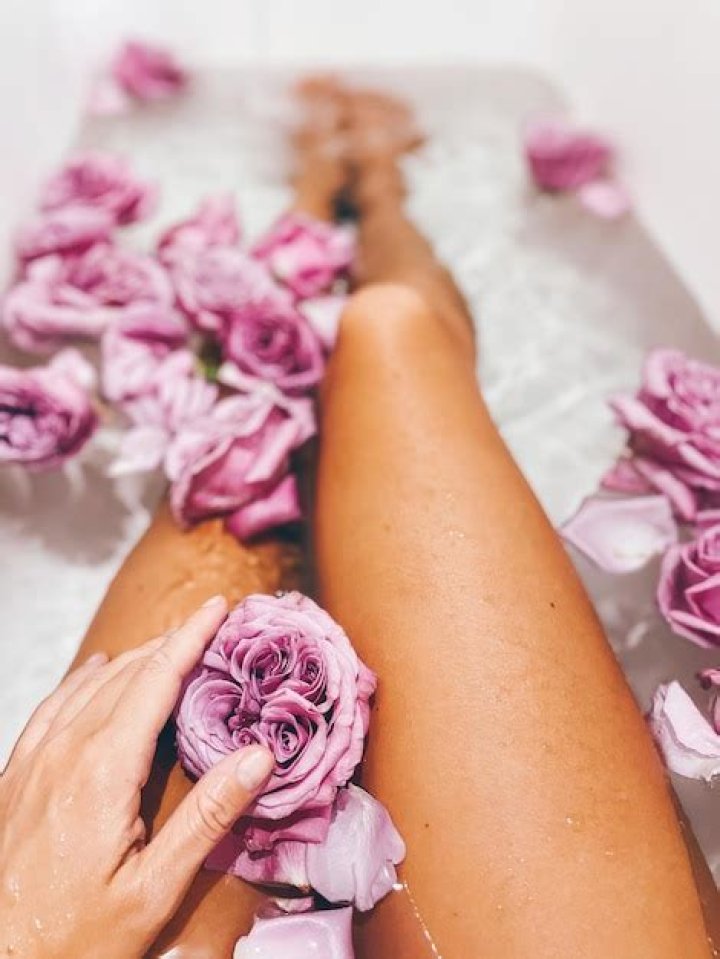 Ashanti Has Fans Drooling In Sensual Barely-There Bathing Suit Picture While Playing In A Bathtub Full Of Rose Petals