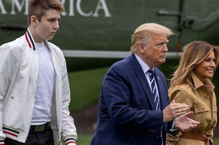 Barron Trump’s Absence As Melania And Donald Trump Leave The White House Gets The Meme Treatment
