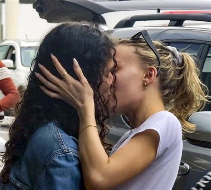 Bella Hadid Poses In Seductive Top, Gets A Kiss From Lily-Rose Depp And Talks Mental Health Struggles