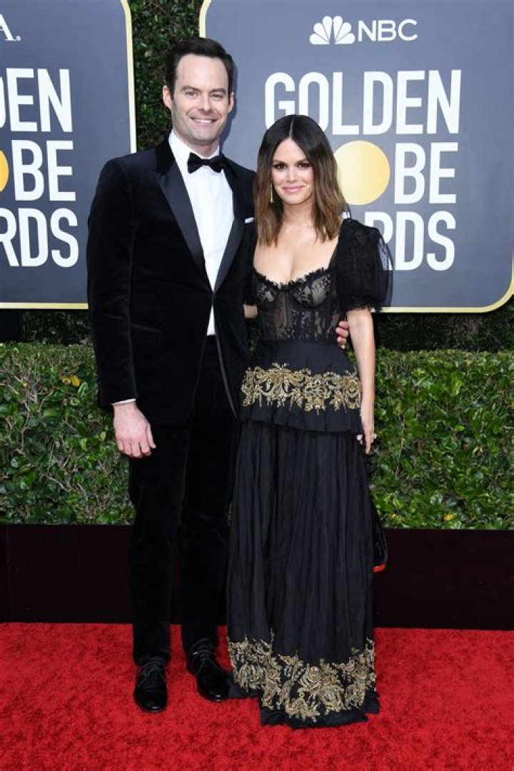 Bill Hader & Rachel Bilson Make Their Red Carpet Debut At Golden Globes