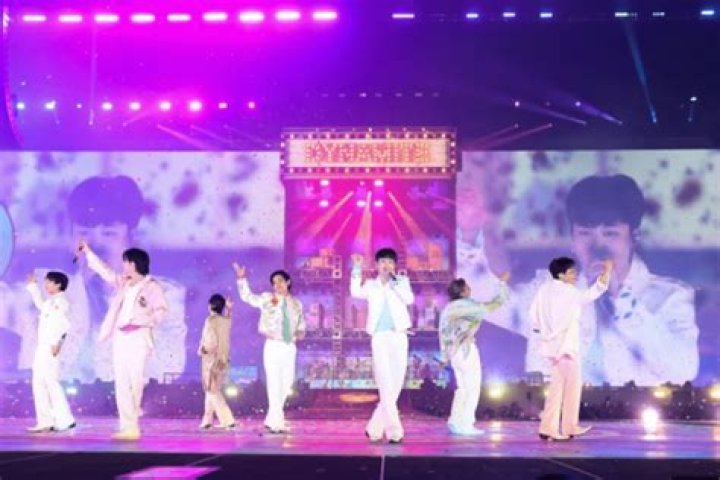 BTS announce a new album at a Las Vegas concert