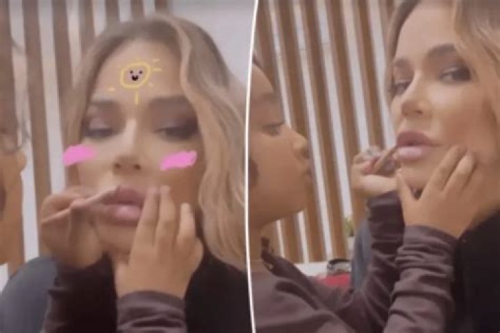 Chicago West, Age 4, Has Taken Over The Cosmetics Chair For Her Aunt Khloé Kardashian
