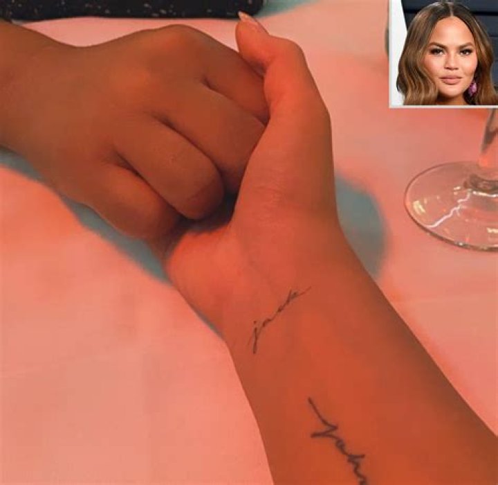 Chrissy Teigen Gets Tattoo Of Baby’s Name Jack On Her Wrist Following Heartbreaking Miscarriage
