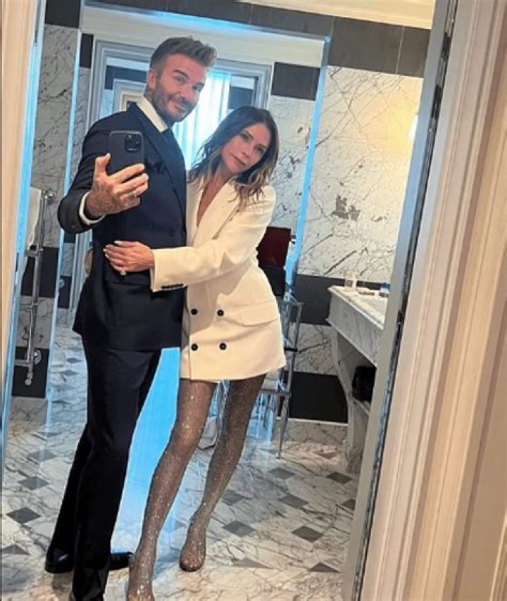 David Beckham and Spice girl Victoria Beckham celebrated their 23rd year and congratulations to each other on social media