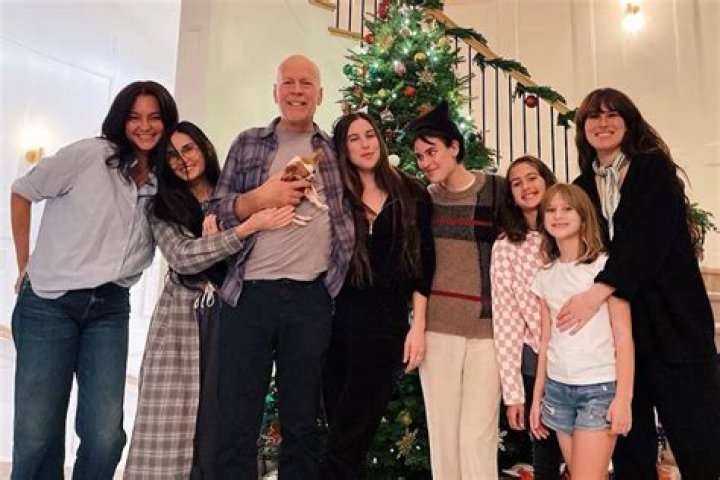 Demi Moore And Bruce Willis Share Family Christmas Photos