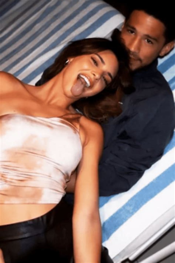 Devin Booker Is Closely Held By Kendall Jenner While Out On A Date