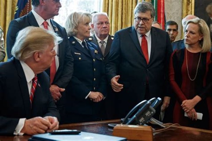 Donald Trump Praises Bill Barr, Says He Did A Great Job, And Slams Democratic Rivals As ‘Lunatics’
