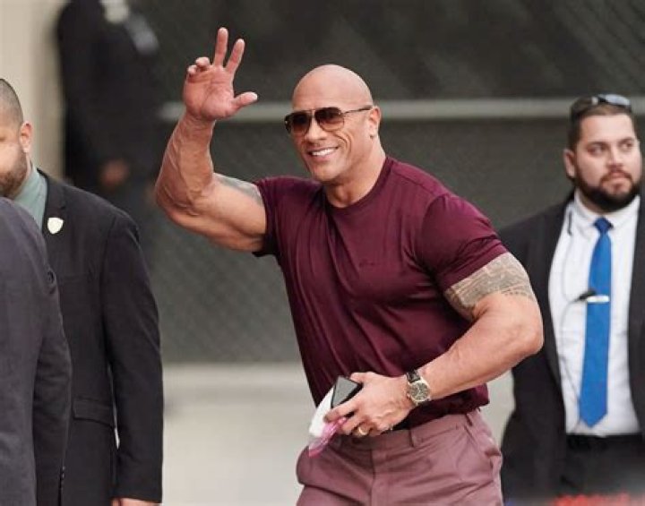 Dwayne Johnson Showed Up To Comic Con In Full Black Adam Attire
