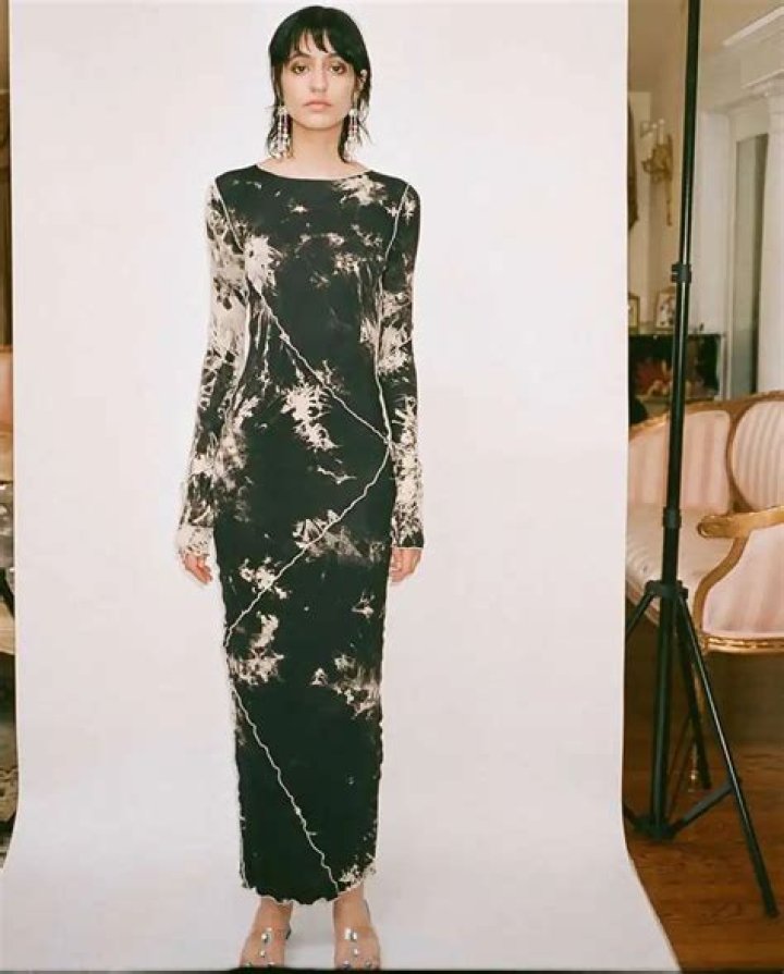 Emily Ratajkowski Poses In Kim Shui Dress With Sneakers — See The Look