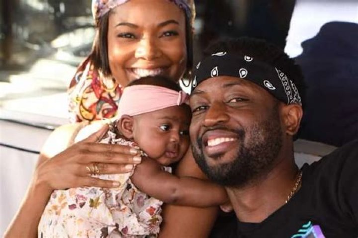 Gabrielle Union And Dwayne Wade Are The Happiest Parents – Fans Say That Baby Kaavia Is Twinning With Her Dad In The Latest Family Pic