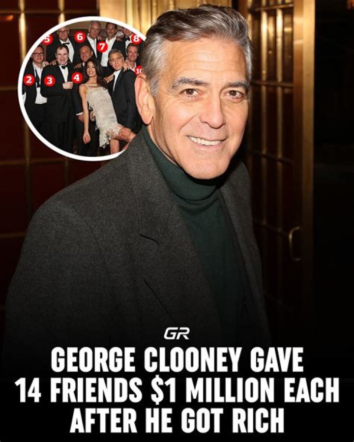George Clooney Confirms That He Gave 14 Of His Closest Friends $1 Million