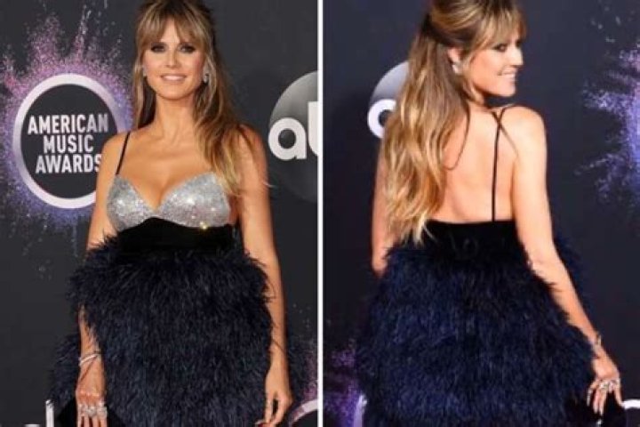 Heidi Klum Wows In Monsoori And Steve Madden Malibu Pumps At American Music Awards