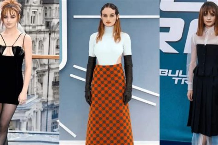 Joey King Was Wearing A Tiny Black Dress At A Picture Shoot With Brad Pitt For The Bullet Train Film Premiere