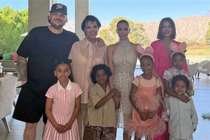 Kanye West Missing From Kim Kardashian’s Family Christmas Photos