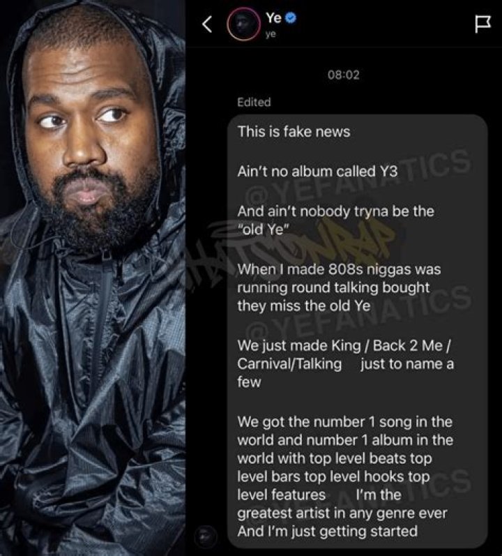 Kanye West Says He’s ‘Not Allowed’ To Mention Nemesis Drake’s Name