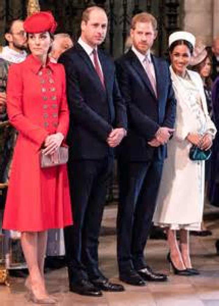 Kate Middleton and Prince William sat away from Meghan Markle and Prince Harry at the anniversary service