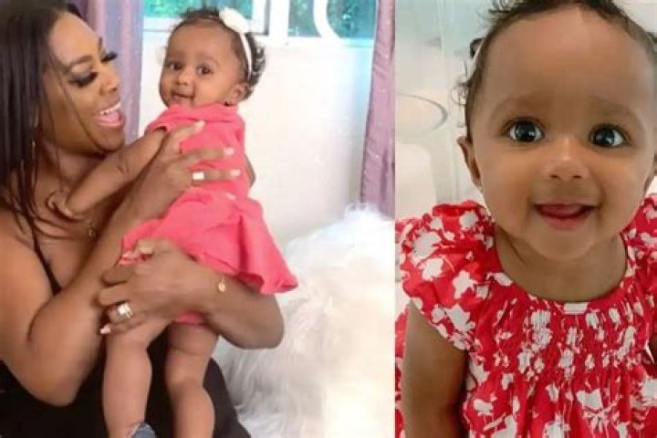 Kenya Moore’s Baby Brooklyn Poses With Her Dog, Twirl – Check Out The Photo