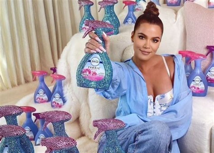 Khloe Kardashian Is Giving Away Autographed, Bedazzled Bottles Of Febreze