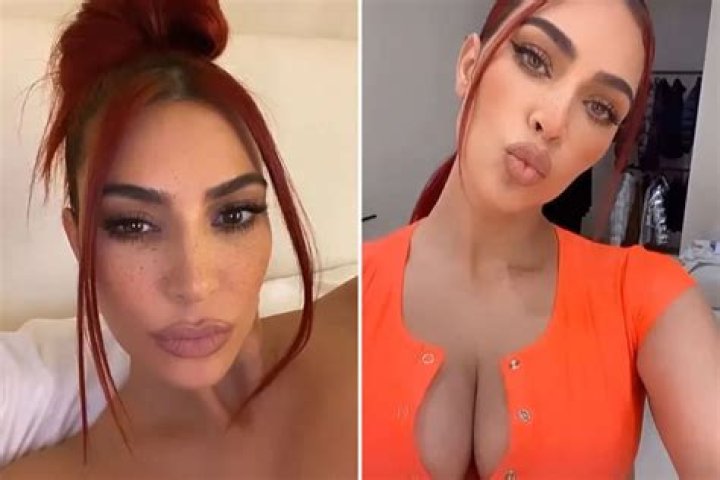 Kim Kardashian Debuts Fiery Red Hair, Leaving Fans In Awe – She Also Sparks Cosmetic Surgery Rumors