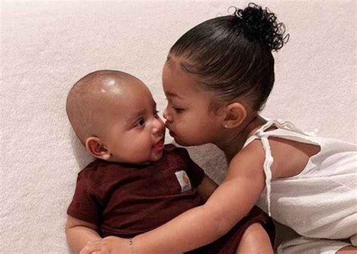 Kim Kardashian Shares Adorable Photos Of Saint And Psalm West And Niece Stormi Webster