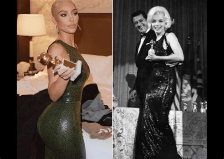 Kim Kardashian wore another dress that belonged to Marilyn Monroe
