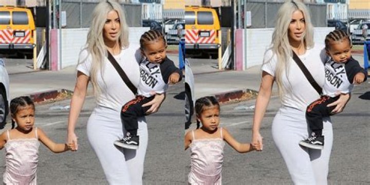 Kim Kardashian’s Baby Girl Chicago Styles Her Sister, North’s Hair In The Latest Video