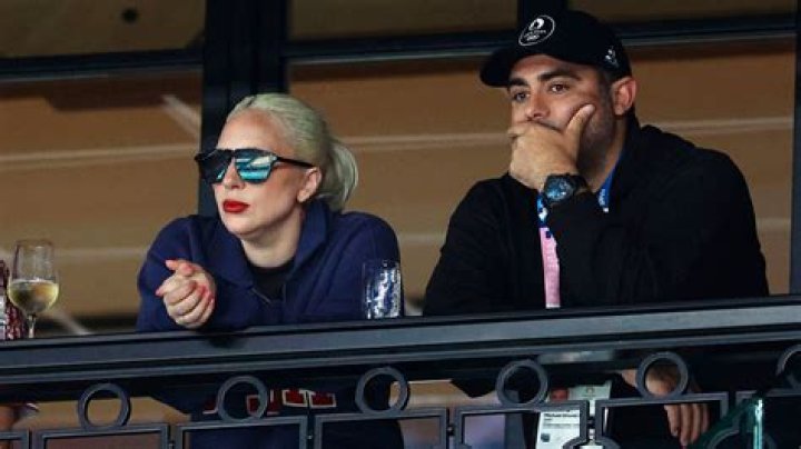 Lady Gaga and her boyfriend, on the rooftop of Villa Bonomi, were enjoying coffee and food