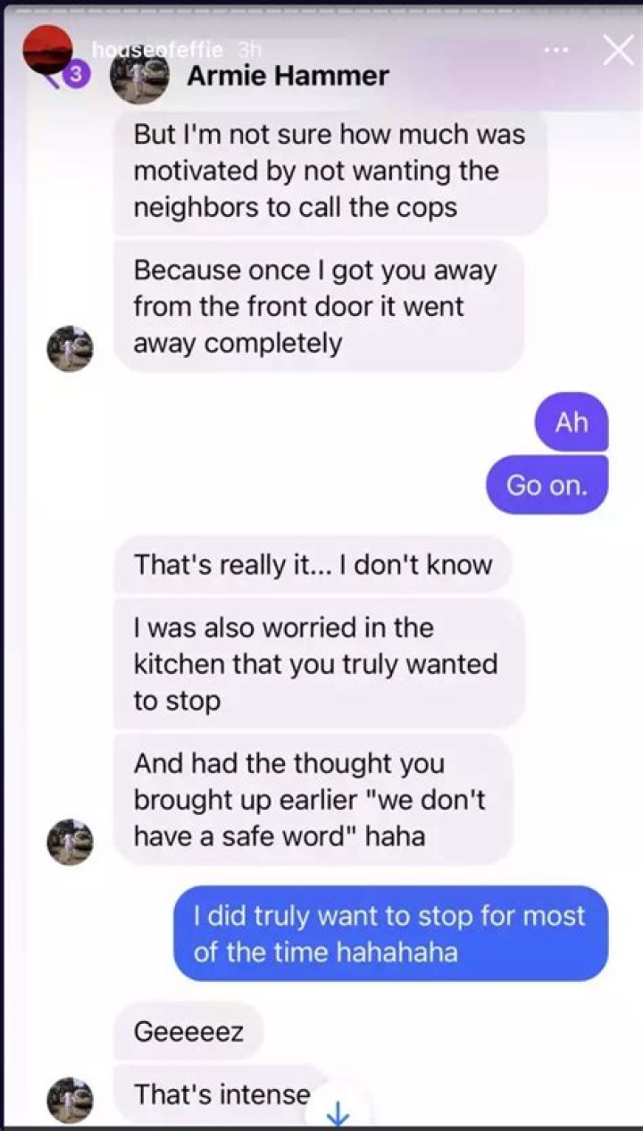 Leaked Armie Hammer Text Messages Reportedly Discuss Rape And Cannibalism Fantasies