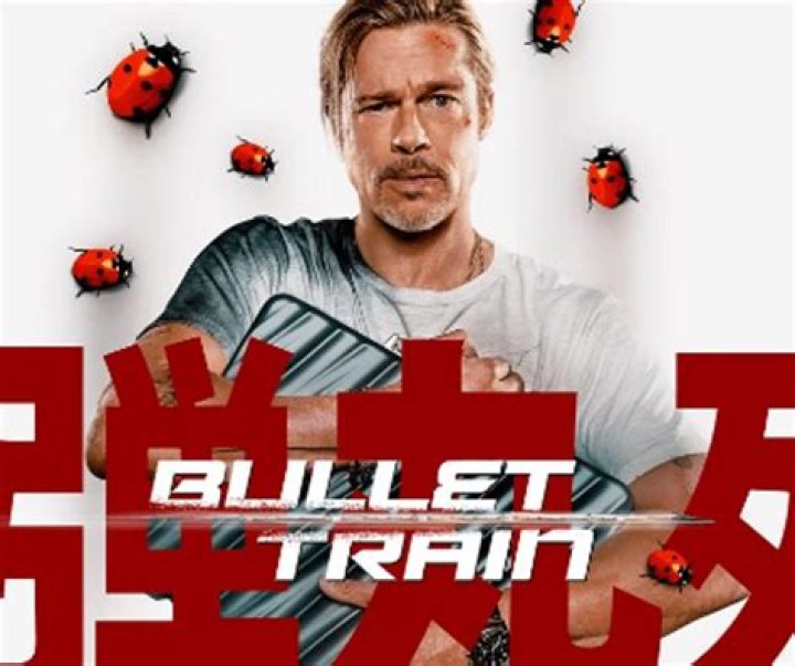 Look at Brad Pitt as Ladybug in Faster than a Bullet poster
