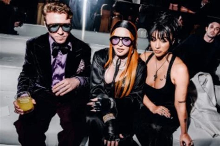 Madonna, Together With Her Children Rocco Ritchie And Lourdes Lola Leon, Sat In The Front Row Of The Concert