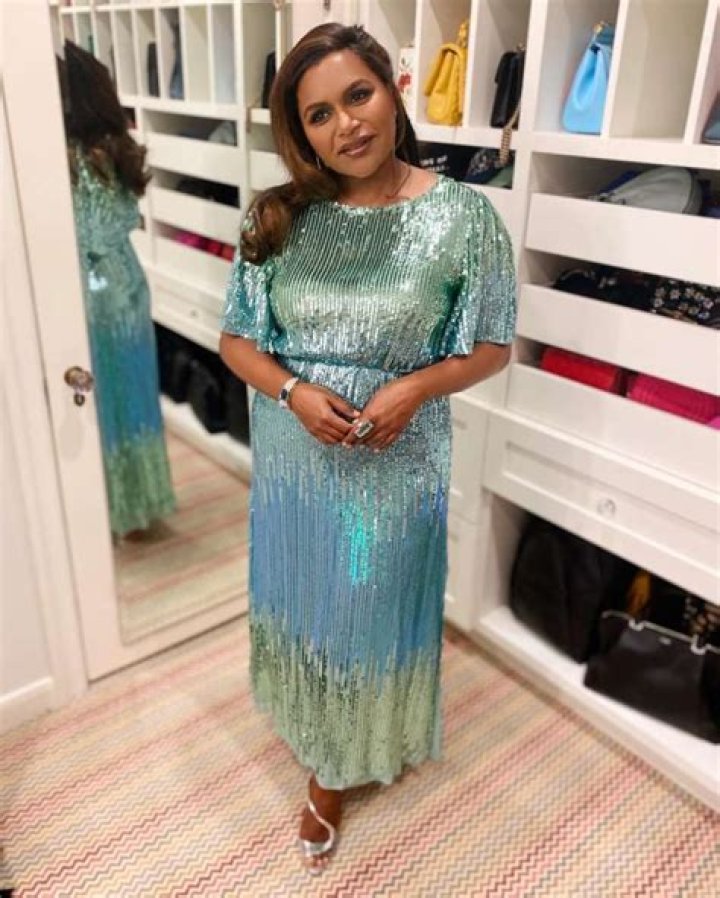 Mindy Kaling Sparkles In Rixo Sequin Dress, Debuts Lighter Hair At People’s Choice Awards — See Her Glamorous Look!