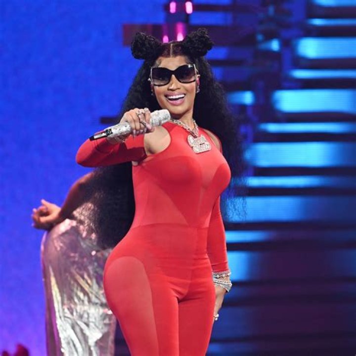 Nicki Minaj Looks Stunning In A Red Dress While Posing With Her Man, Kenneth Petty