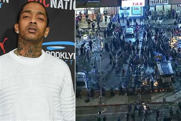 Nipsey Hussle Vigil Ended In Chaos – Mourners Get Injured Amid Suspected Gunshots