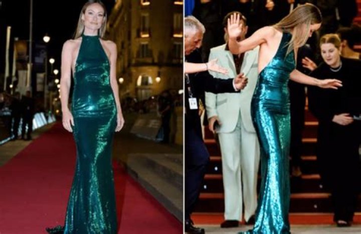 Olivia Wilde Almost Falls Down In Her Valentino Dress