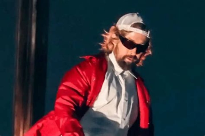 On The Shooting Of The Fall Guy, Ryan Gosling Had A Full Beard And A Big Mane Of Hair