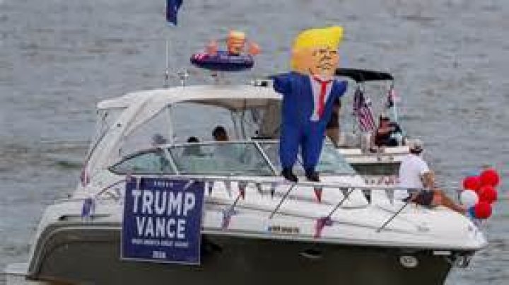 President Donald Trump’s Supporters’ Boats Sink During Parade Backing Him — Some See This As A Sign For His Prospects In November Against Joe Biden