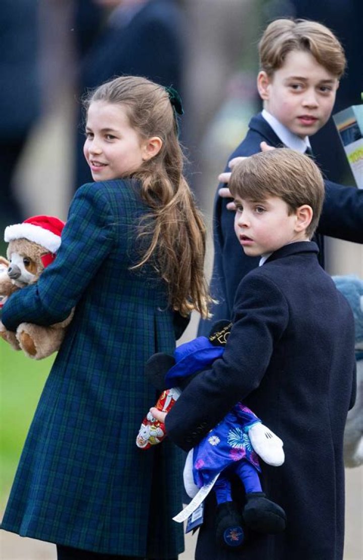 Princess Charlotte & Prince George Steal The Show At The Royal Family’s Christmas Celebration In Sandringham