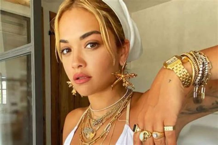 Rita Ora Puts Her Beach Body On Full Display In Leslie Amon Two-Piece Swimsuit During Ibiza Vacation
