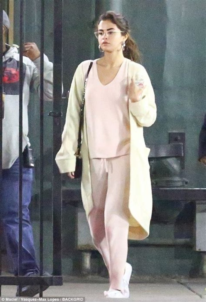 Selena Gomez Spotted At Church Easter Sunday