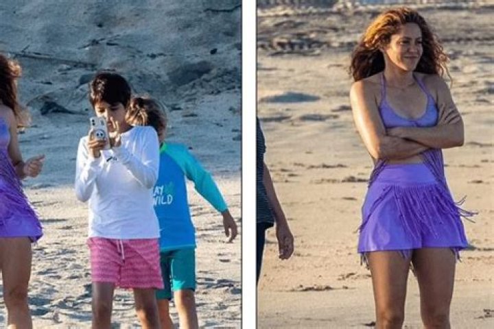 Shakira Flaunts Her Flawless Physique On The Beach After Leaving Gerard Pique And Traveling With Her Children