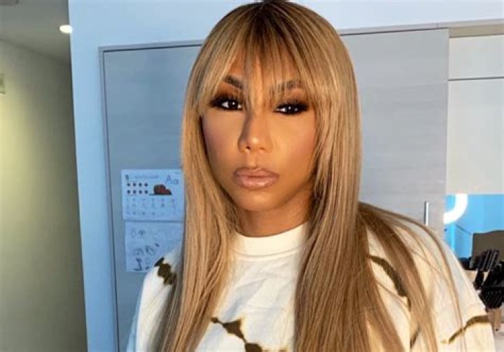 Tamar Braxton Shows Off Her Curves In This Black Skimpy Outfit