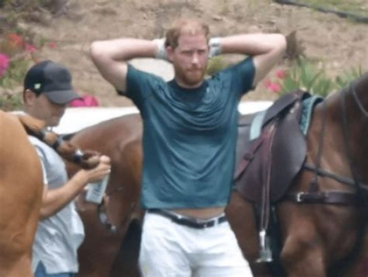 The Duke of Sussex took part in a polo match in Carpinteria but, alas was defeated