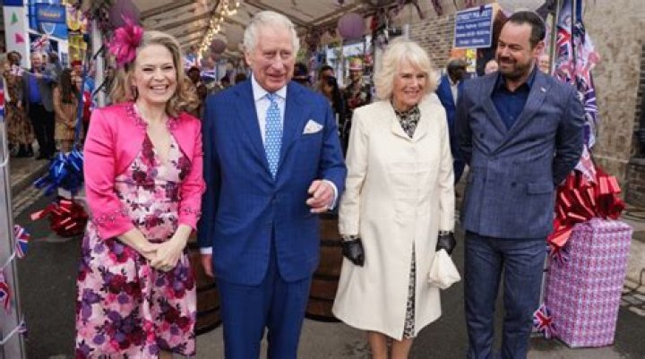 The Prince of Wales prince Charles, and his wife, lady Camilla star in EastEnders