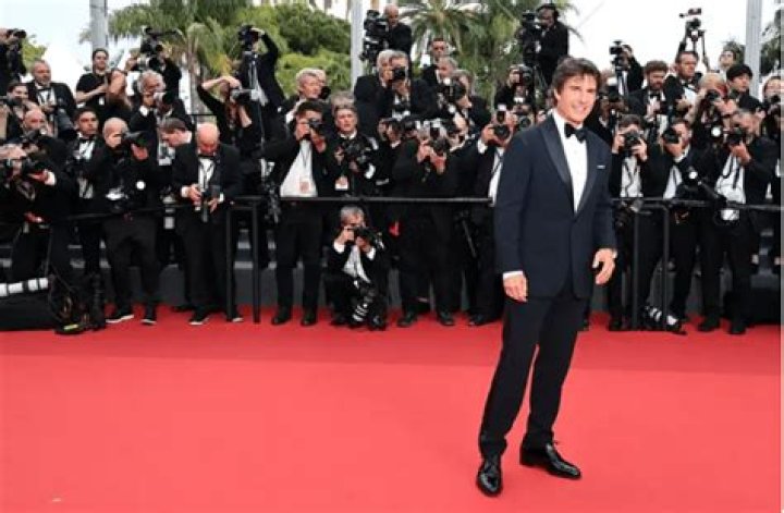 The red carpet of the premiere of ‘Top Gun: Maverick’ at the Cannes Film Festival