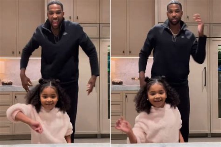 Tristan Thompson Shares Cute Video In Which He’s Dancing With True Thompson And Fans Are Convinced Khloe Kardashian Is Filming