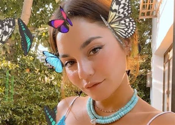 Vanessa Hudgens Is Beautiful In Tie-Dye Cami Top And $8,000 Jacquie Aiche Turquosise Necklace